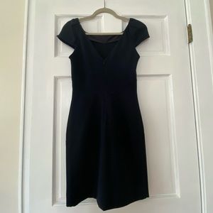 Navy Diane Von Furstenburg Wardrobe staple dress!